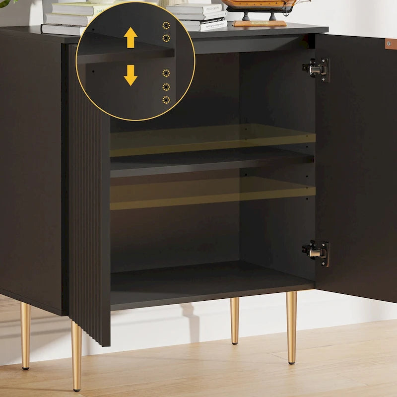 Sideboard/Storage Cabinet with Adjustable Shelves — No Data Available