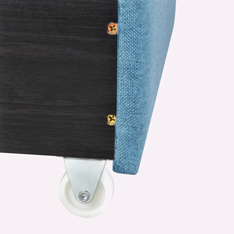 Linen Upholstered Platform Bed