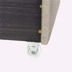 Linen Upholstered Platform Bed