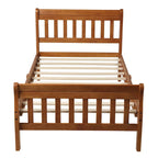 Wood Platform Bed Twin Bed Frame Panel Bed Mattress Foundation