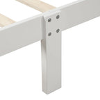 Wood Platform Bed Twin Bed Frame Panel Bed Mattress Foundation