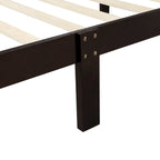 Wood Platform Bed Twin Bed Frame Panel Bed Mattress Foundation