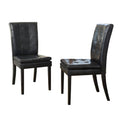 Crayton Leather Dining Chair (Set of 2) by Christopher Knight Home