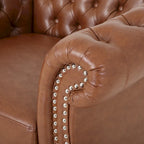 Silverdale Traditional Chesterfield Club Chairs (Set of 2) by Christopher Knight Home