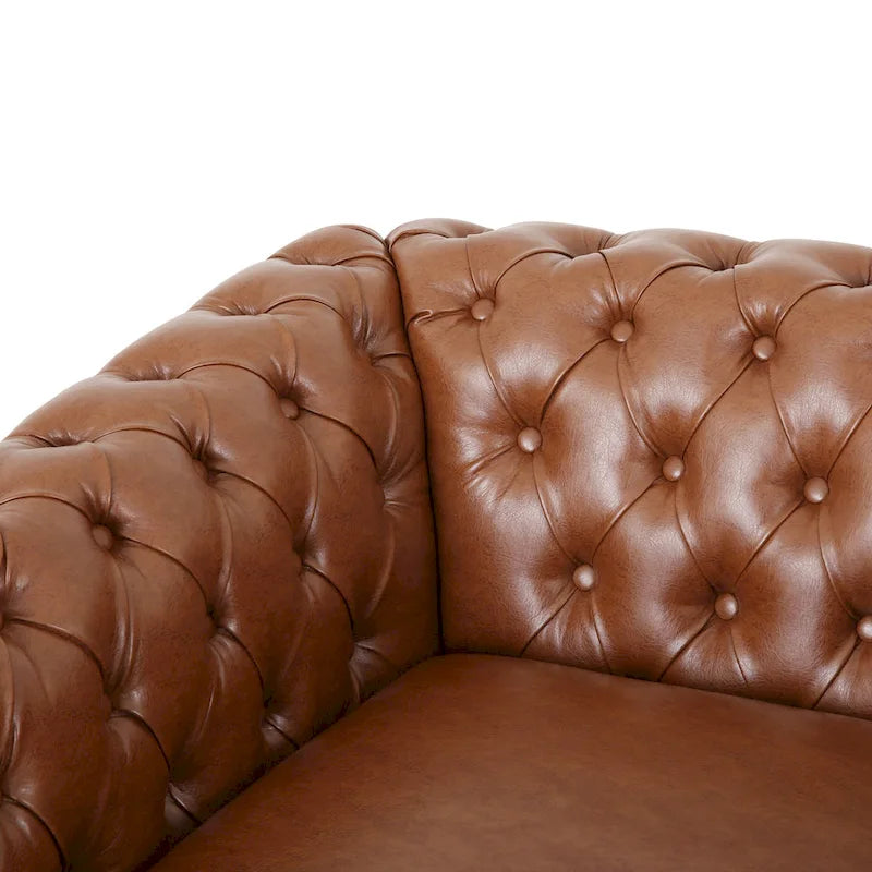 Silverdale Traditional Chesterfield Club Chairs (Set of 2) by Christopher Knight Home