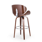Jakin Indoor Upholstered Swivel Barstool by Christopher Knight Home