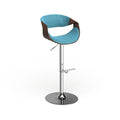 Carson Carrington Sauda Mid-century Modern Walnut WoodAdjustable Bar Stool