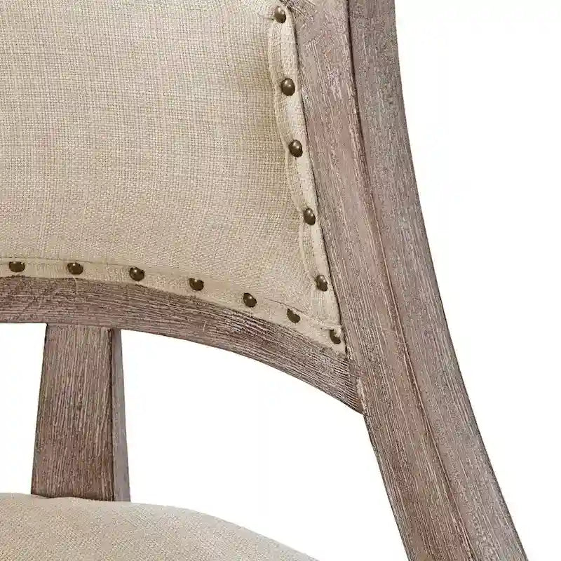 Madison Park Wheatley Natural Counter Stool - 21W x 24.5D x 37.25H