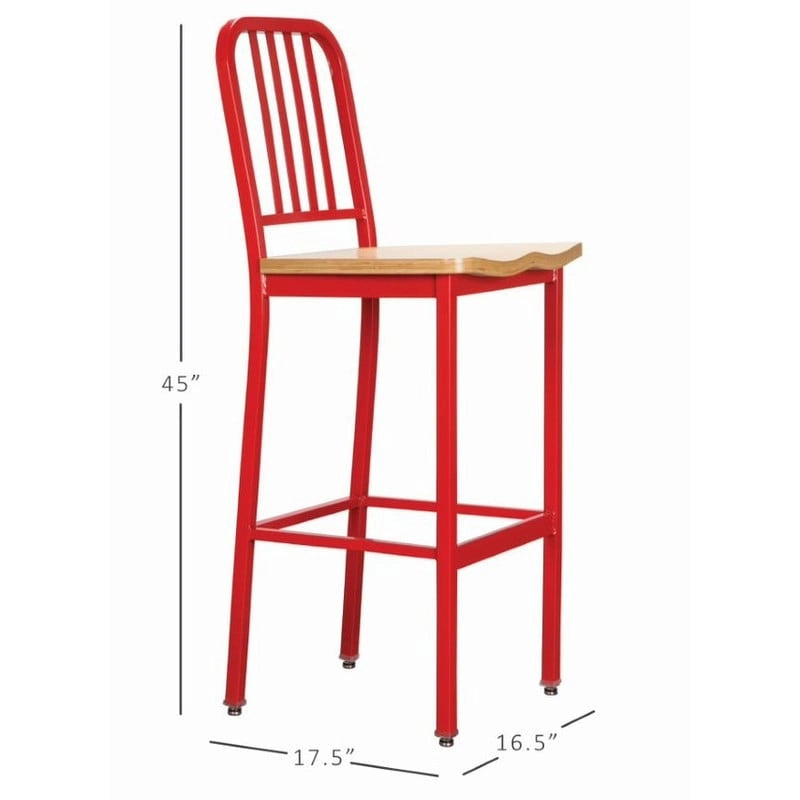 Crane Metal Barstool (Set of 2)