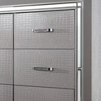 Ruff Crocodile Contemporary Wood 9-Drawer 2-piece Dresser and Mirror Set by Furniture of America