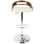 Carson Carrington Simon Adjustable Bar Stool with Oval Footrest (Set of 2)