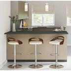 Carson Carrington Simon Adjustable Bar Stool with Oval Footrest (Set of 2)