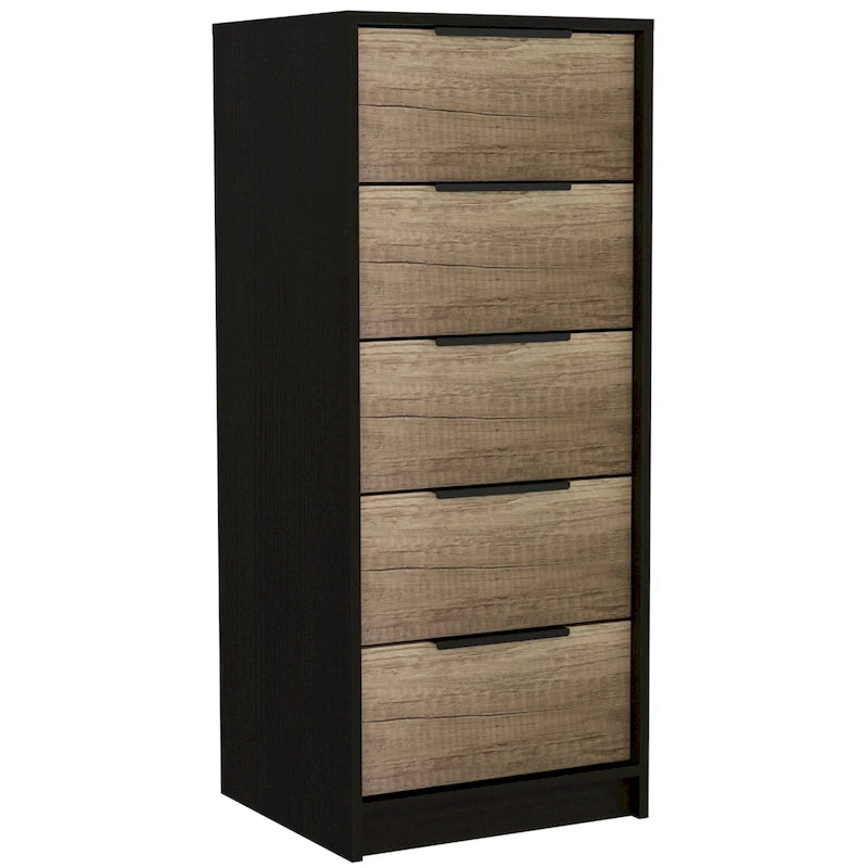 TUHOME Kaia 5 Drawer Dresser, Vertical Dresser