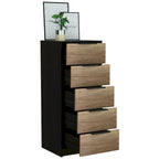 TUHOME Kaia 5 Drawer Dresser, Vertical Dresser