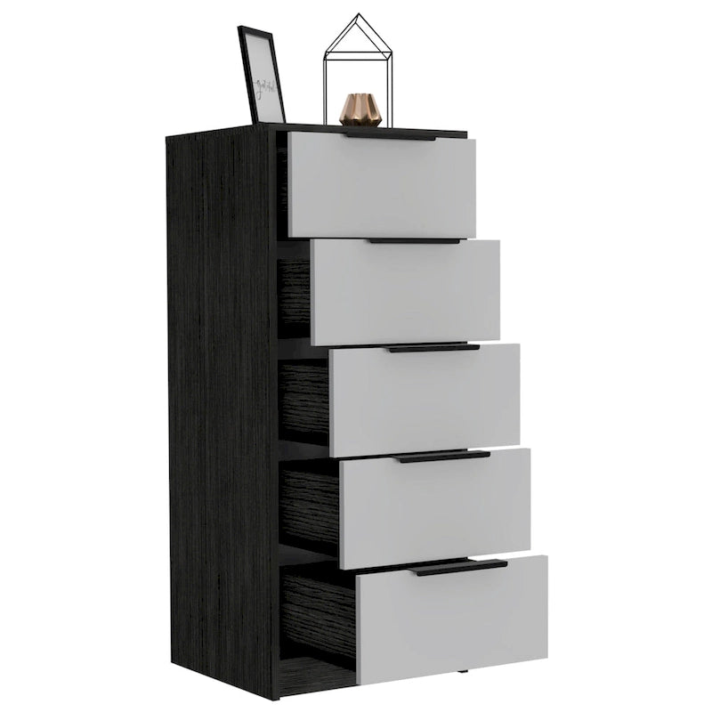 TUHOME Kaia 5 Drawer Dresser, Vertical Dresser