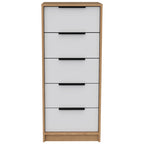 TUHOME Kaia 5 Drawer Dresser, Vertical Dresser