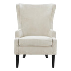 Clementine KD Fabric Wing Accent Arm Chair