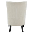 Clementine KD Fabric Wing Accent Arm Chair