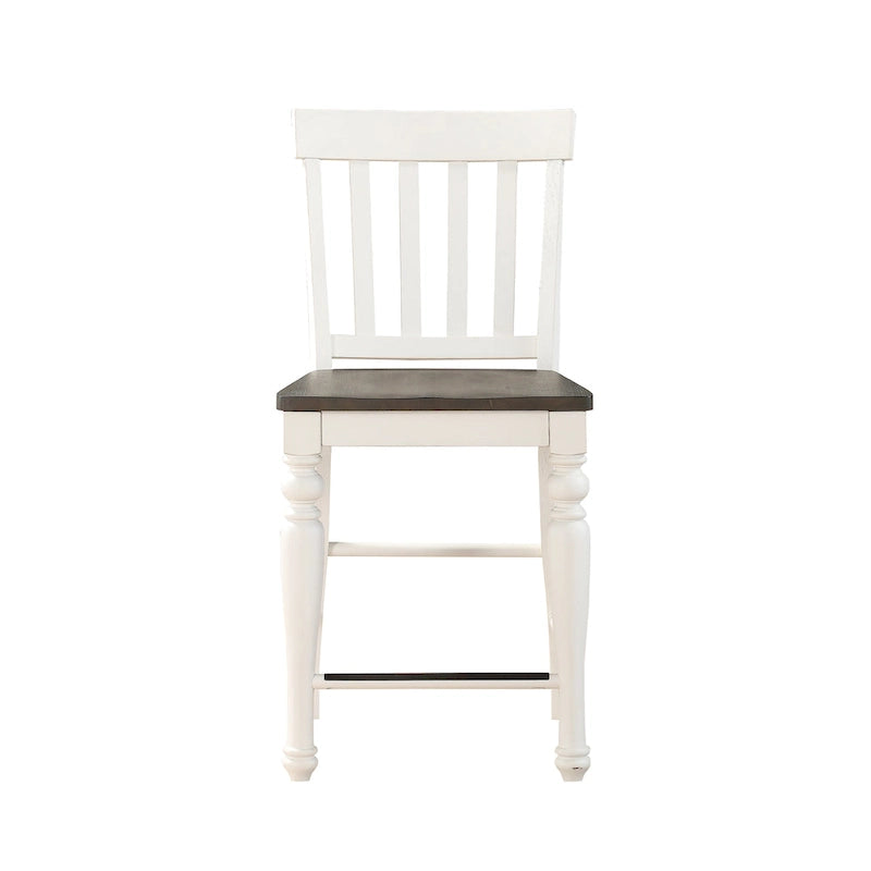 Steve Silver Jillian Two-tone Counter Height Drop Leaf 7-Piece Dining Set