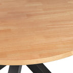 Lifestorey Gilcrest Cross Pedestal Dining Table