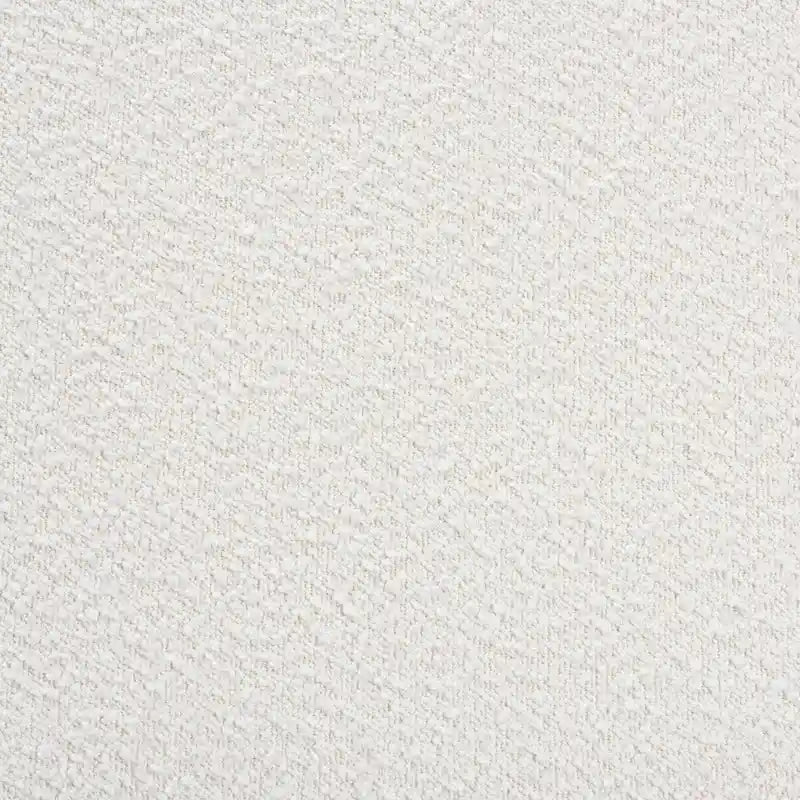 Stratton Mid-Century Modern Cream Boucle Fabric and Walnut Brown Finished Wood Armchair