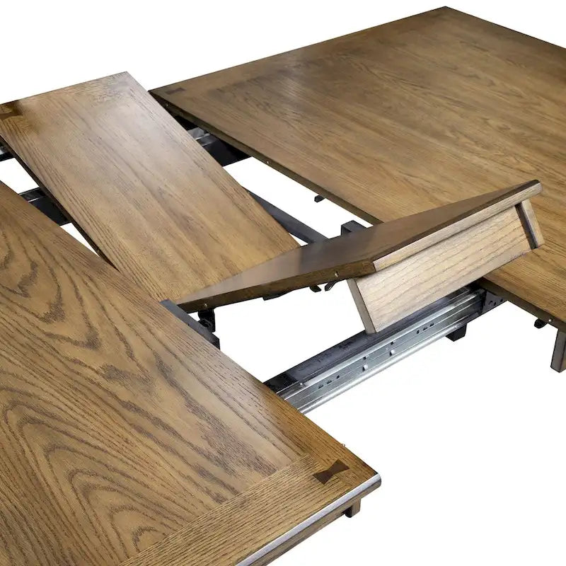 Santa Rosa Antique Honey Rectangular Leg Table
