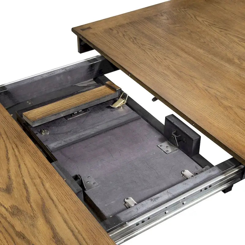 Santa Rosa Antique Honey Rectangular Leg Table