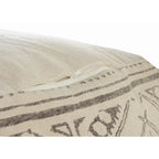 Sevita Handmade Geometric Rustic Farmhouse Pouf