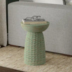 WYNDENHALL Willis 13 inch Wide Solid Wood Contemporary Accent Table & Fully Assembled - 12.6 D x 12.6 W x 17.7 H