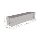 Bono 01 BL-EF Fireplace TV Stand