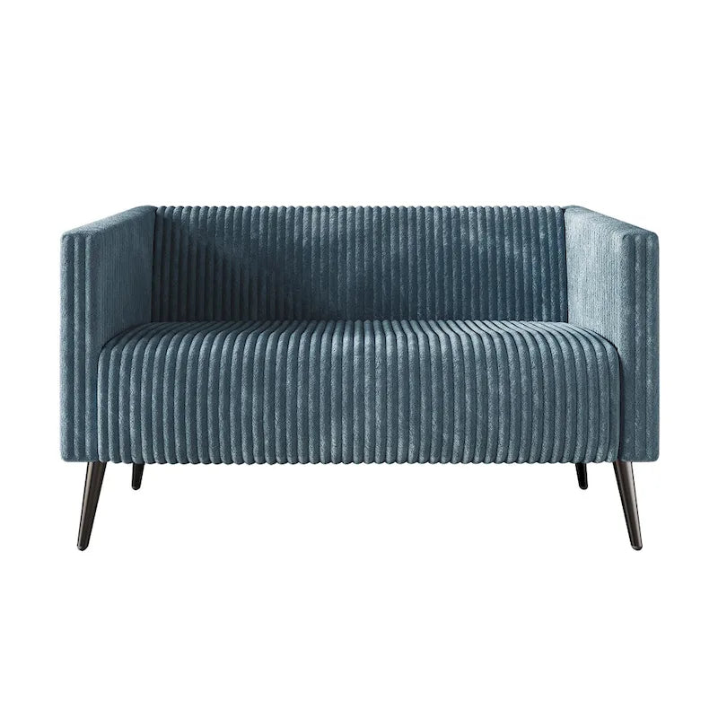 CraftPorch Corduroy Modern and Glamorous Velvet Upholstered 3-Piece Living Room Set