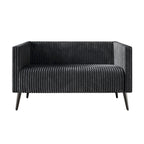 CraftPorch Corduroy Modern and Glamorous Velvet Upholstered 3-Piece Living Room Set