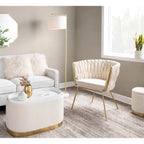 Silver Orchid Braided Erika Chair