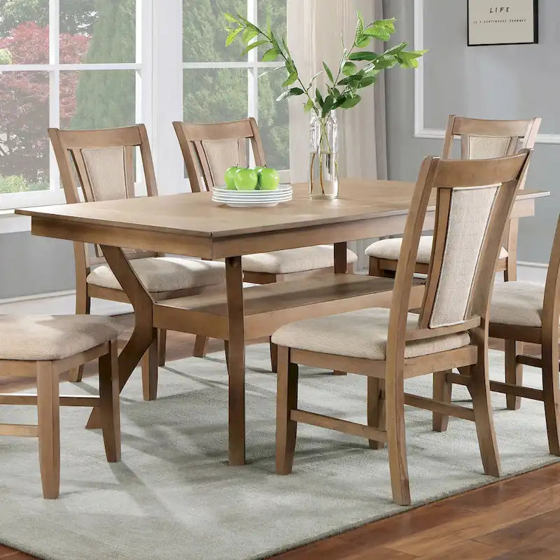 Furniture of America Dionne 7-piece Storage Dining Table Set