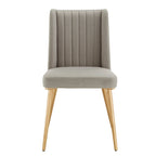 Jose Gold Finish Fabric Dining Chair (Set of 2) by iNSPIRE Q Modern