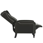 Gracewood Hollow Bea Velvet Wingback Push Back Recliner Chair