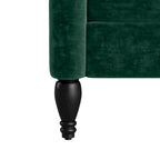 Gracewood Hollow Bea Velvet Wingback Push Back Recliner Chair