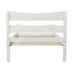 Wood Platform Bed with Headboard
