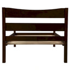 Wood Platform Bed with Headboard
