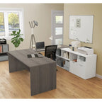Bestar i3 Plus U-Desk with Two Drawers