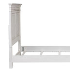 The Gray Barn Abbey Park Weathered Brown & Antique White Queen Panel Headboard
