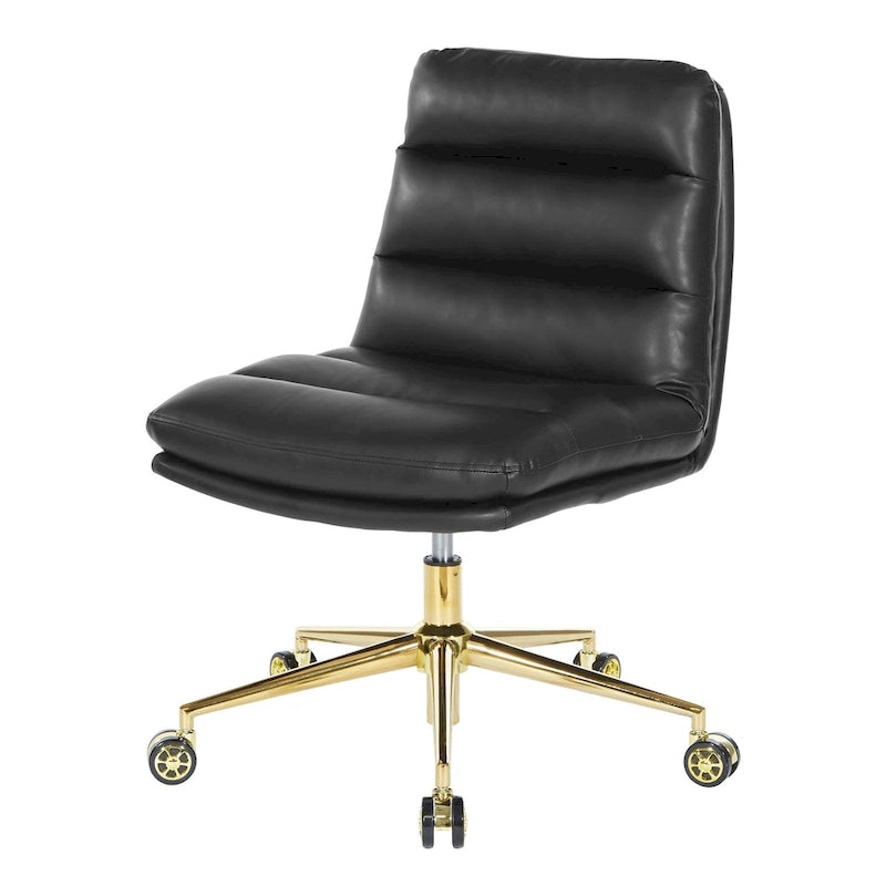 Legacy Swivel Office Chair in Faux Leather