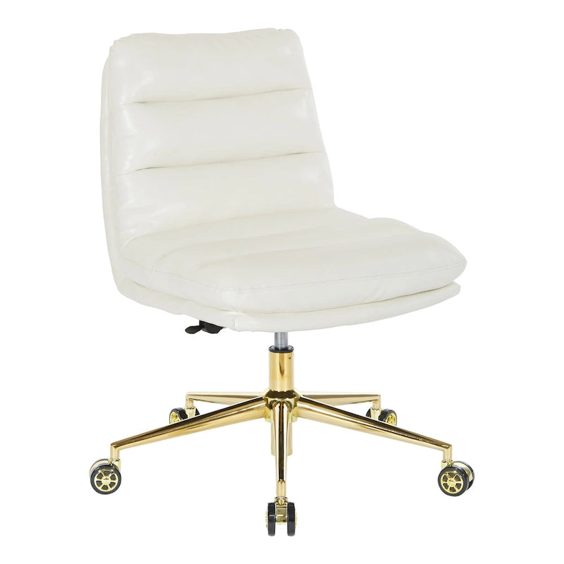 Legacy Swivel Office Chair in Faux Leather