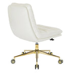 Legacy Swivel Office Chair in Faux Leather