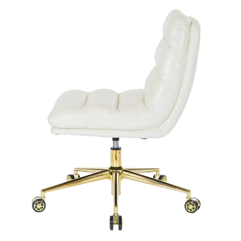 Legacy Swivel Office Chair in Faux Leather