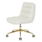 Legacy Swivel Office Chair in Faux Leather
