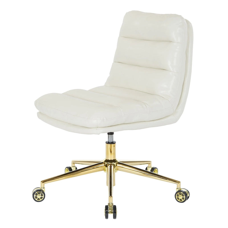 Legacy Swivel Office Chair in Faux Leather