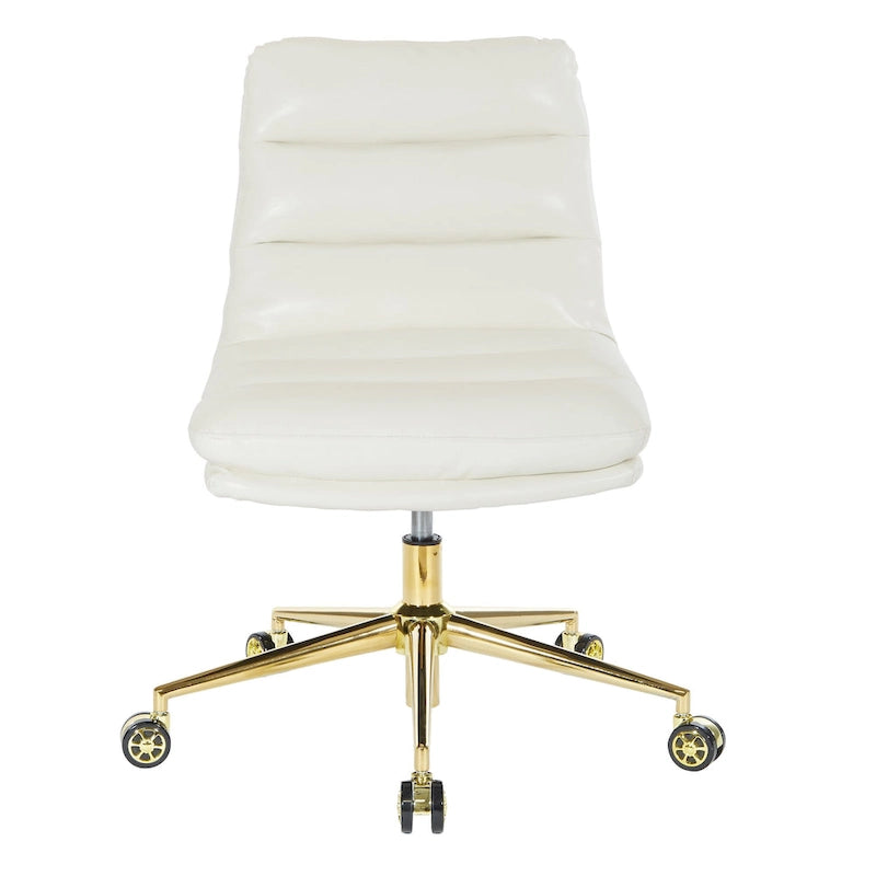 Legacy Swivel Office Chair in Faux Leather