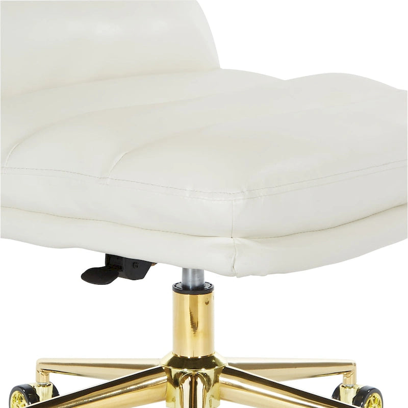 Legacy Swivel Office Chair in Faux Leather
