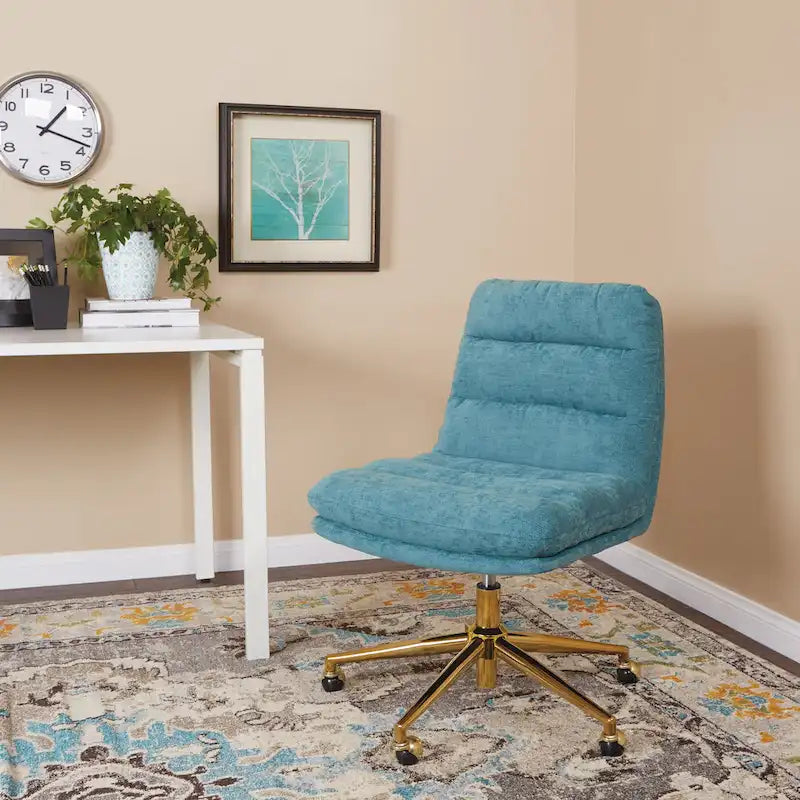 Legacy Swivel Office Chair in Faux Leather